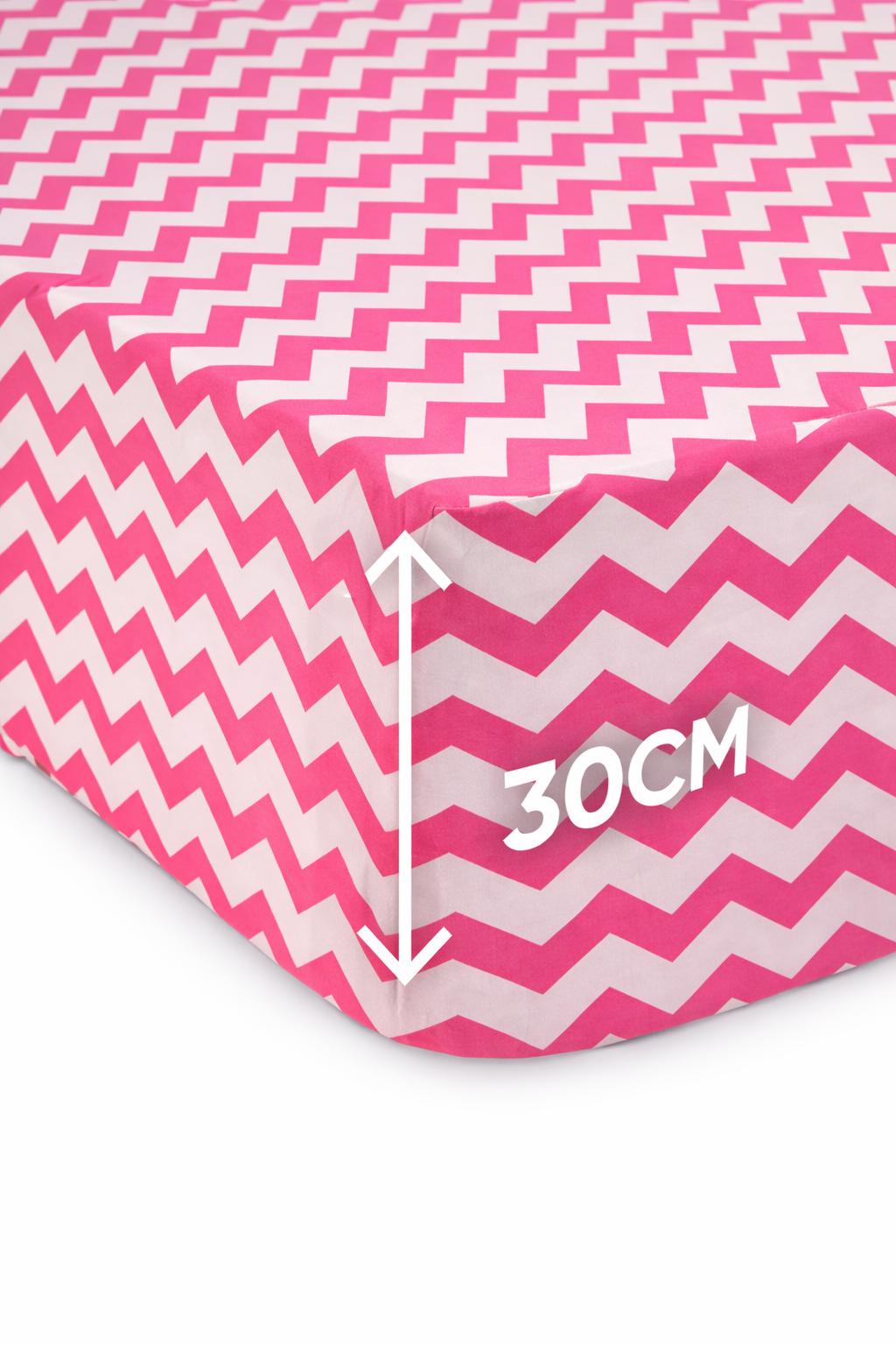Flemenco Kombin Pembe 120x200cm %100 Pamuk Çarşaf Seti