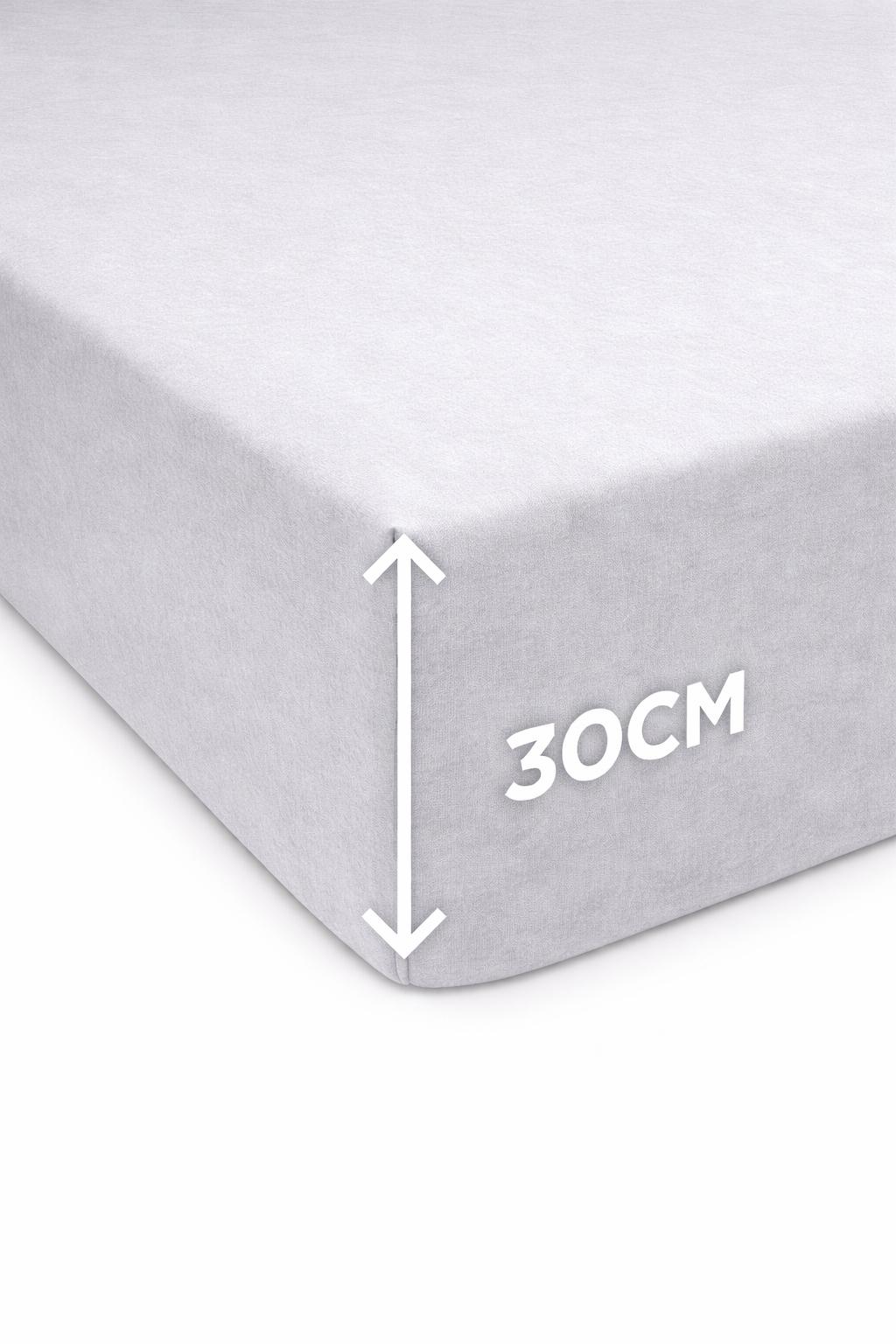 Solid Gri 120x200cm Çarşaf Seti