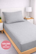 Solid Gri 120x200cm Çarşaf Seti