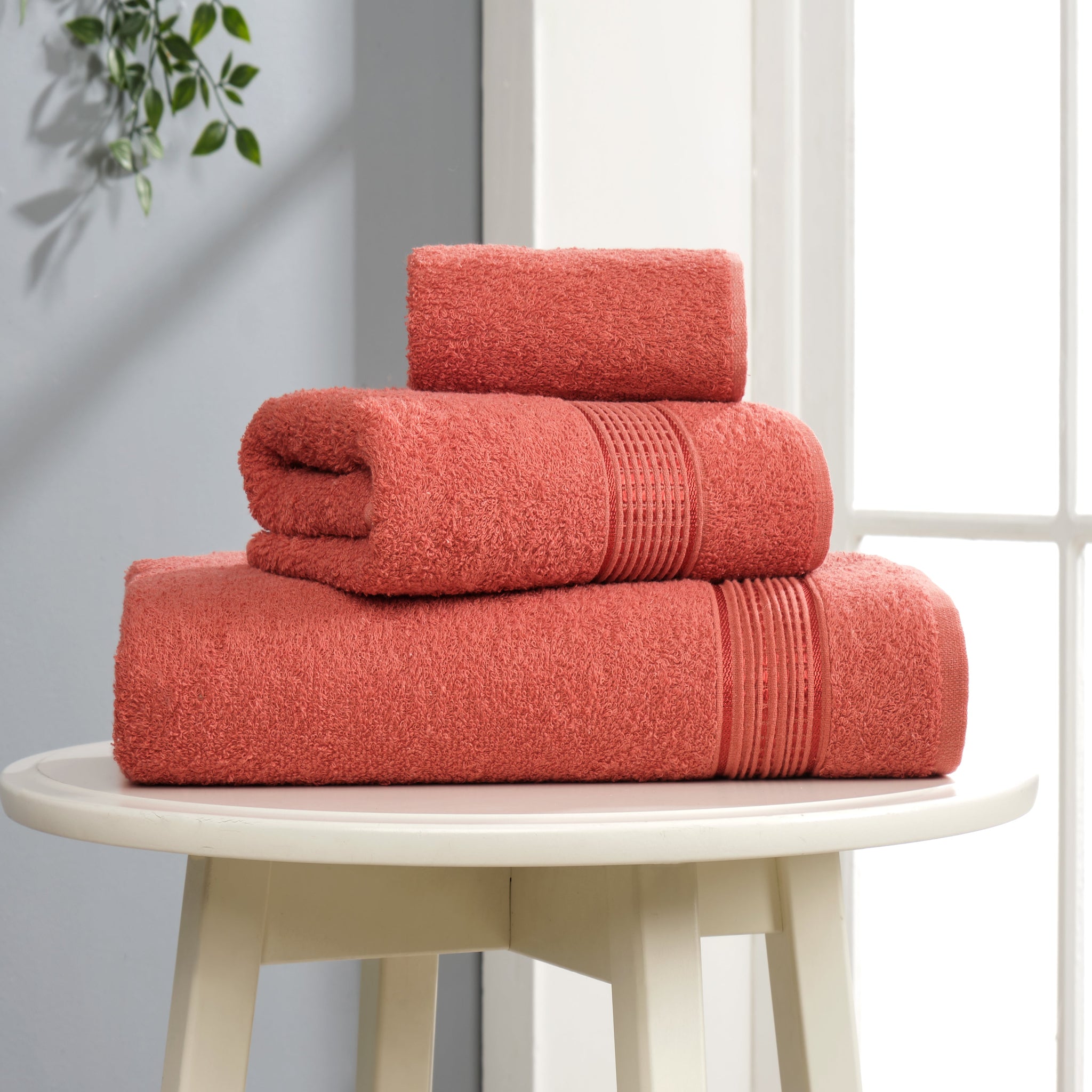 Kiremit - Ezgi 3'lü Banyo Havlu Seti